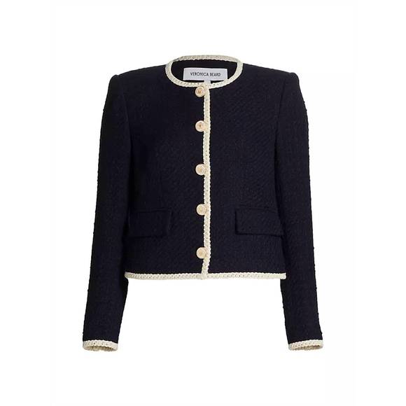 NEW VERONICA BEARD mabel jacket in navy - Picture 3 of 3